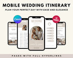 All-in-One Wedding Planner Bundle-Editable Canva Templates (Itinerary, Seating Plan, Cards & More)